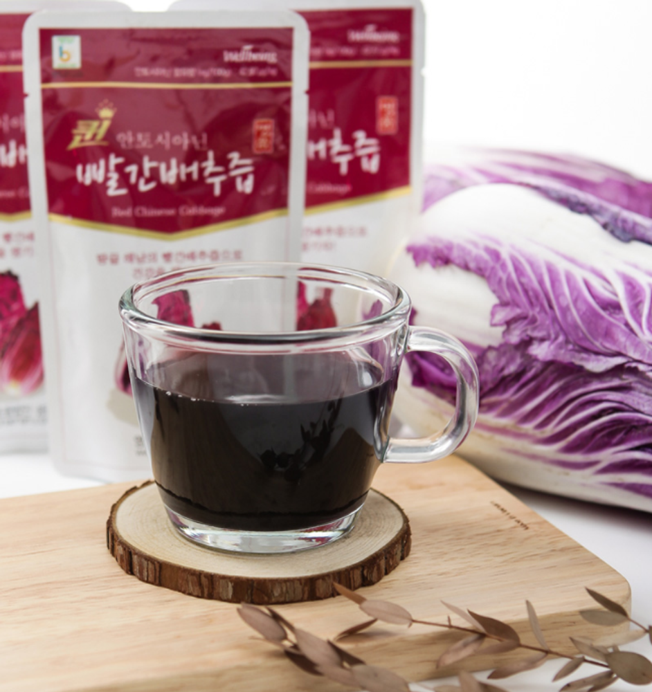 [i_Haenam] Antocyanin Red Cabbage Juice _ 30 pieces 1 box, Haenam Cabbage _ Made In Korea