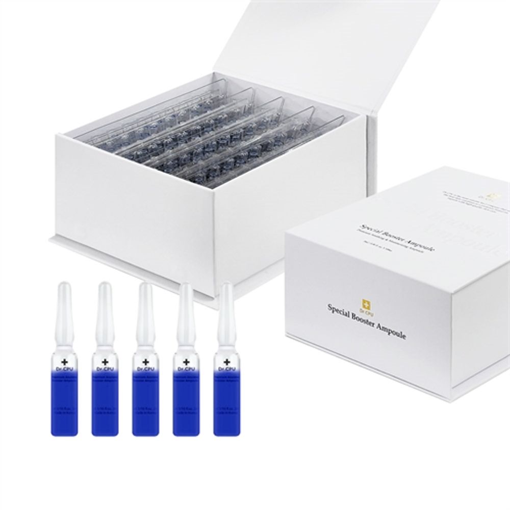 [Dr. CPU] Azulene Booster Ampoule (100 vials) – Deep Hydration and Soothing Care for Sensitive Skin – Made in Korea