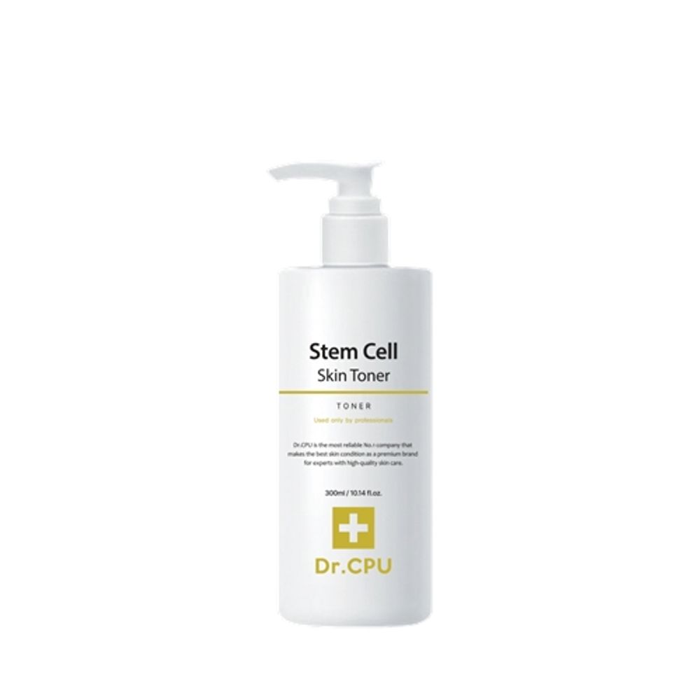 [Dr.CPU] Doctor Stemcell Skin Toner 300ml – Hidratação à Base de Plantas & Cuidado Revitalizante _ Feito na Coreia
