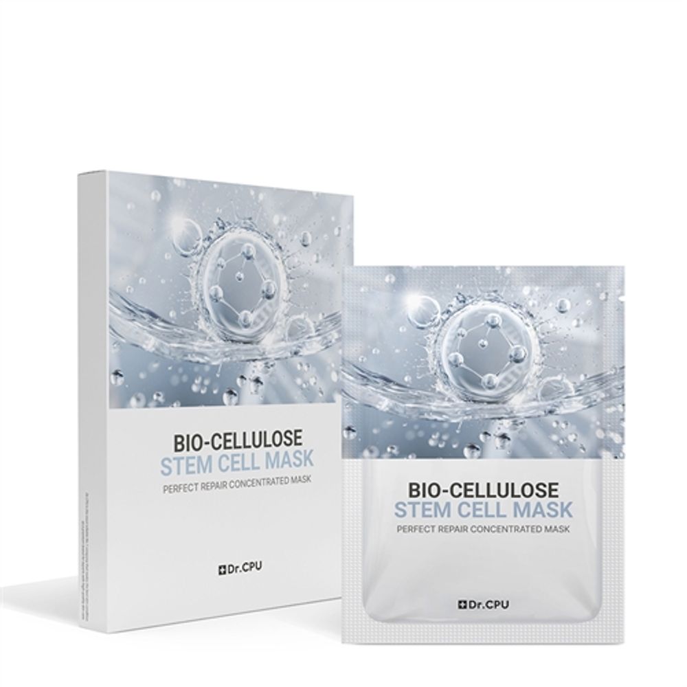CELL BIO Bio Cellulose Mask 2箱10枚入り未開封品 Dr. CPU] Bio Cellulose Stem Cell Mask