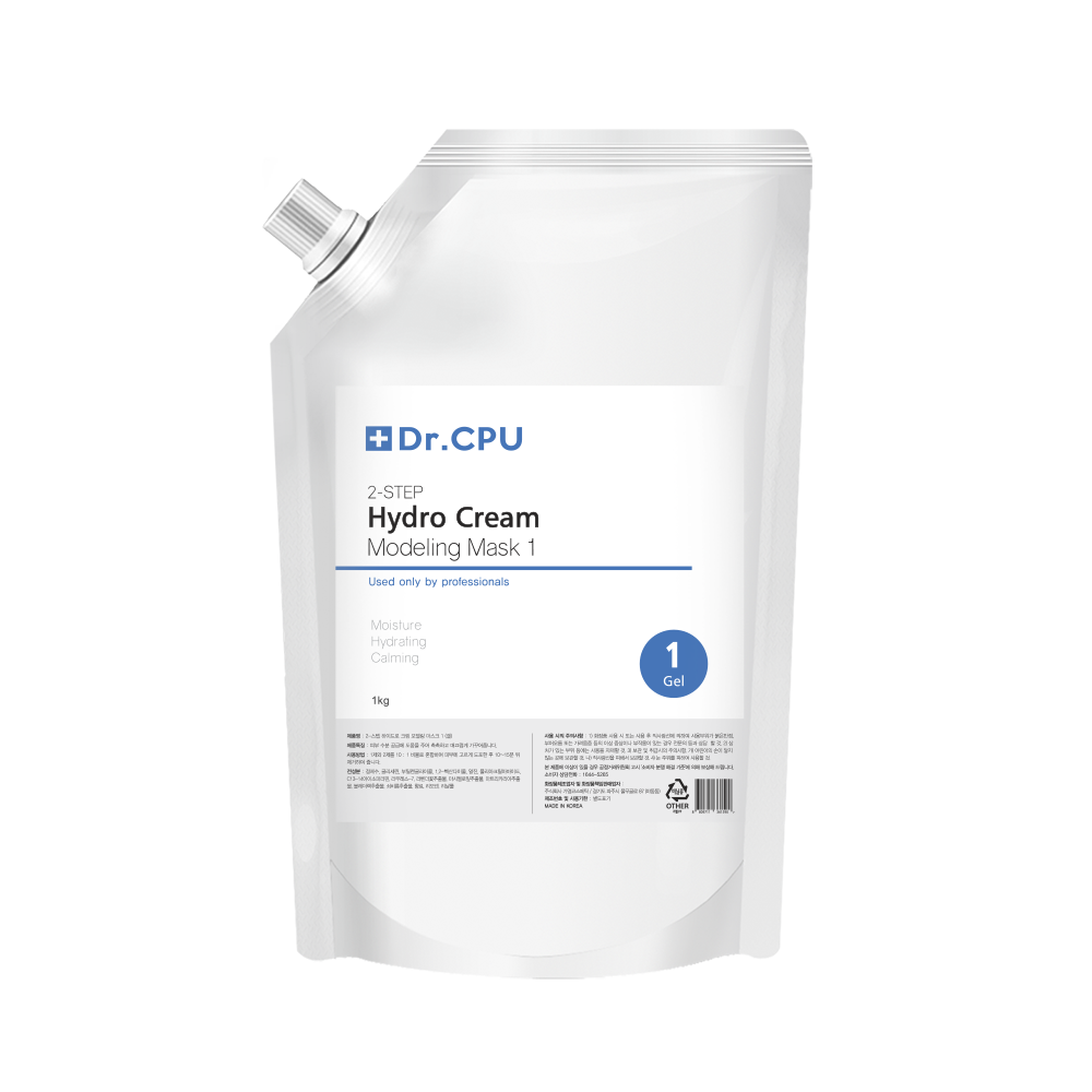 [Dr. CPU] 2-Step Hydro Cream Modeling Mask 1kg _ Deep Hydration Cream Type Modeling Pack _ No Water Needed _ Made in Korea