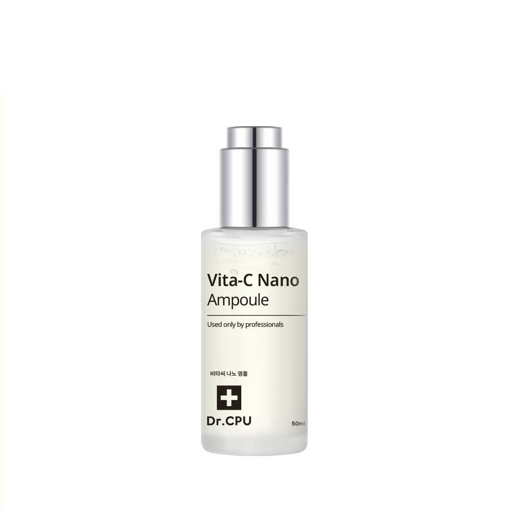 Dr. CPU Vita C Nano Ampoule 50ml _ Revitalize dull skin with stabilized Vitamin C for a radiant, healthy glow _ Made in Korea