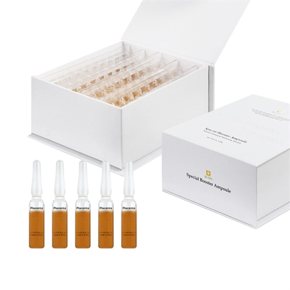 Dr. CPU Placenta Premium Booster Ampoule 2ml x 100ea _ An Intensive Solution for Radiance and Firmness _ Made in Korea