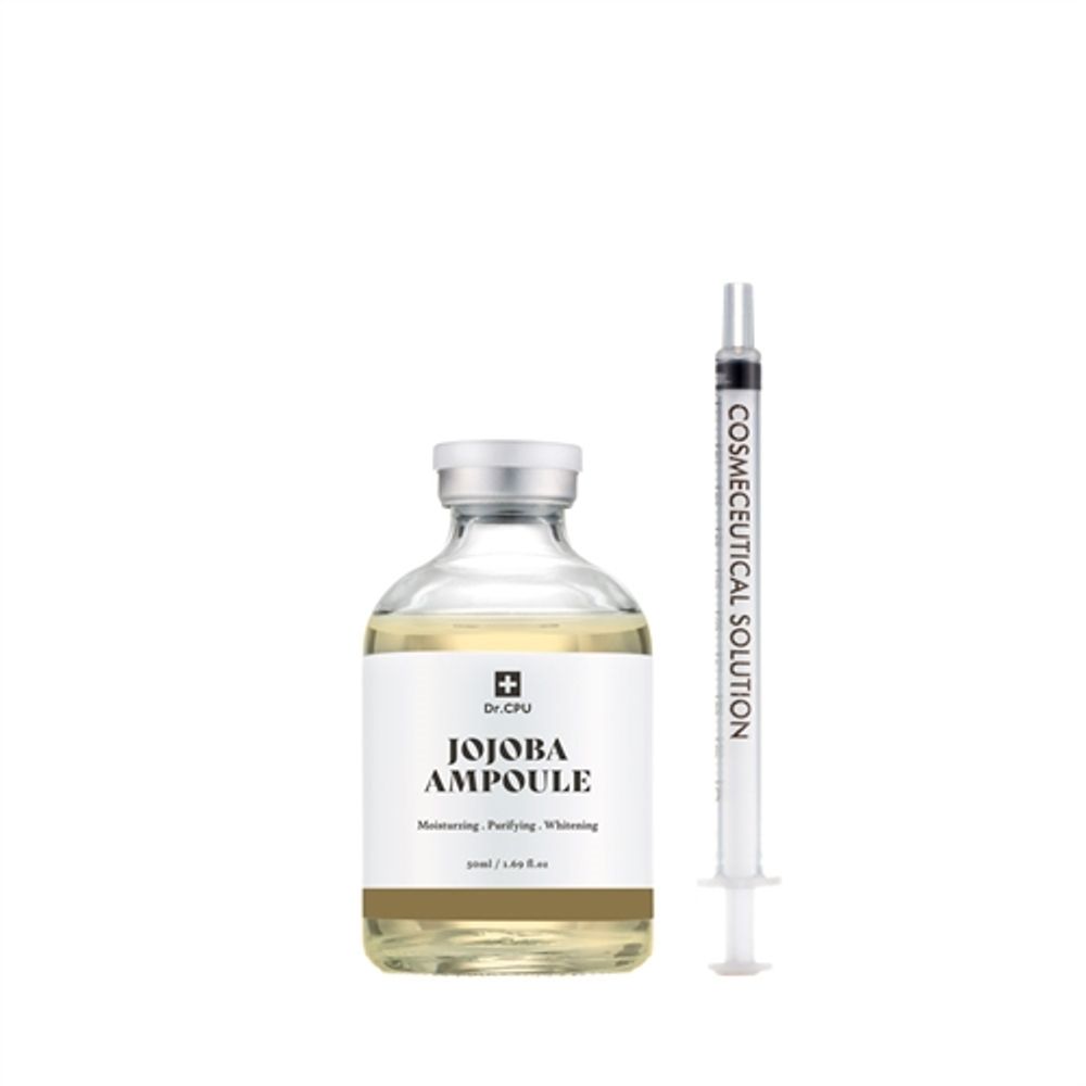 DR. CPU Jojoba Premium Hydrating Ampoule 50ml _ Designed for Sensitive Skin , Hydration, Firmness & Radiance Care _ Made in Korea