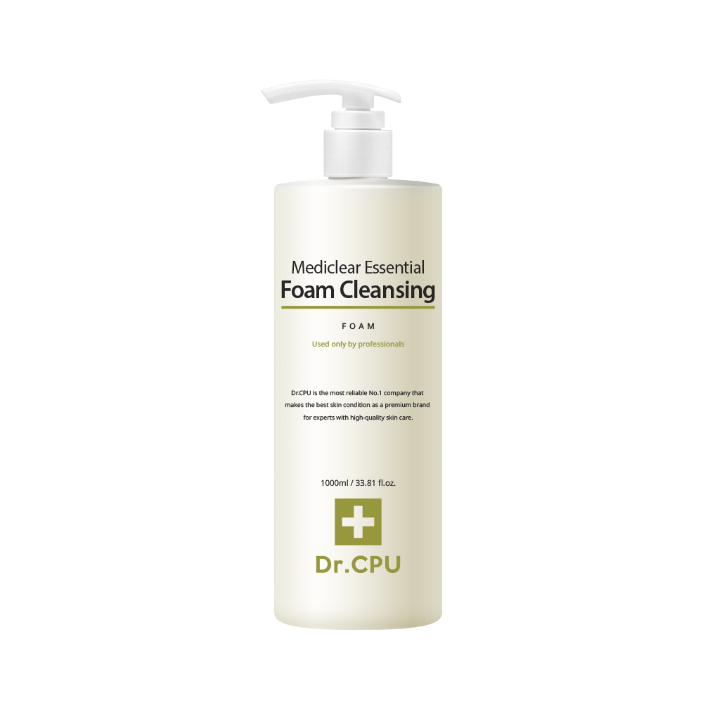 Dr. CPU Mediclear Essential Foam Cleansing 1000ml – Deep Cleansing & Moisturizing Care _ Made in Korea 