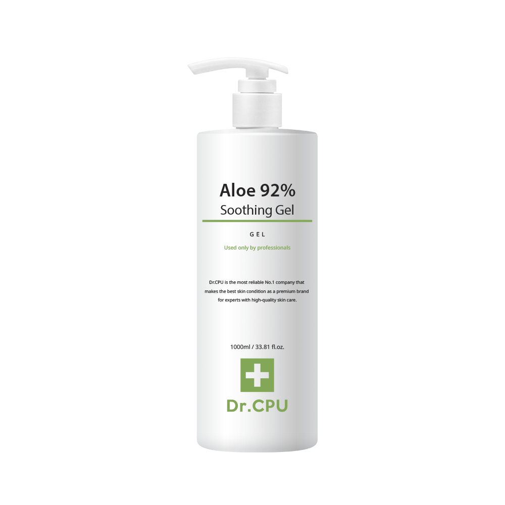 Dr. CPU Aloe 92% Soothing Gel 1000ml – Calming & Hydrating Care _ Made in Korea