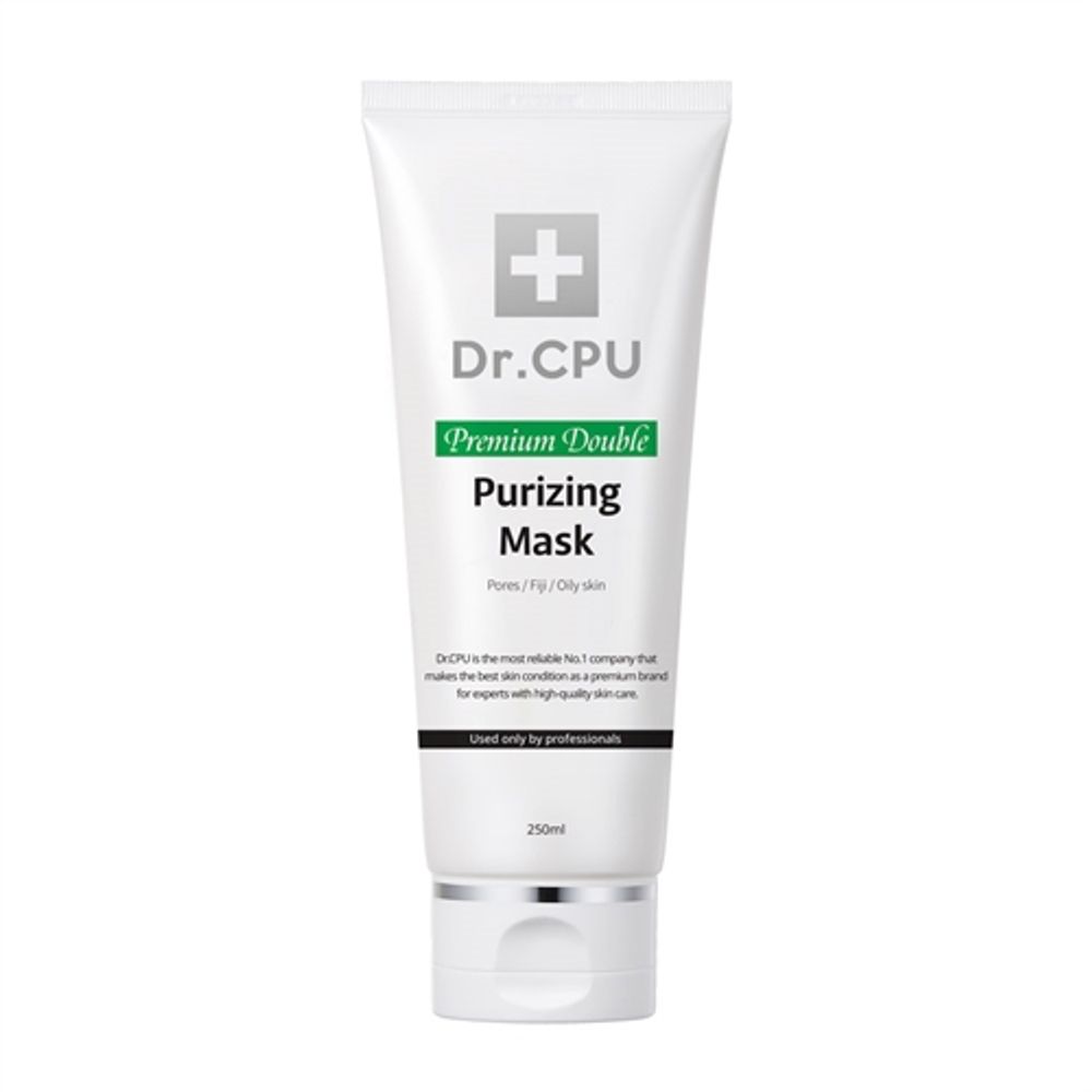 Dr. CPU Premium Double Purizing Mask 250ml _ Deep Cleansing & Brightening Clay Mask _ Made in Korea