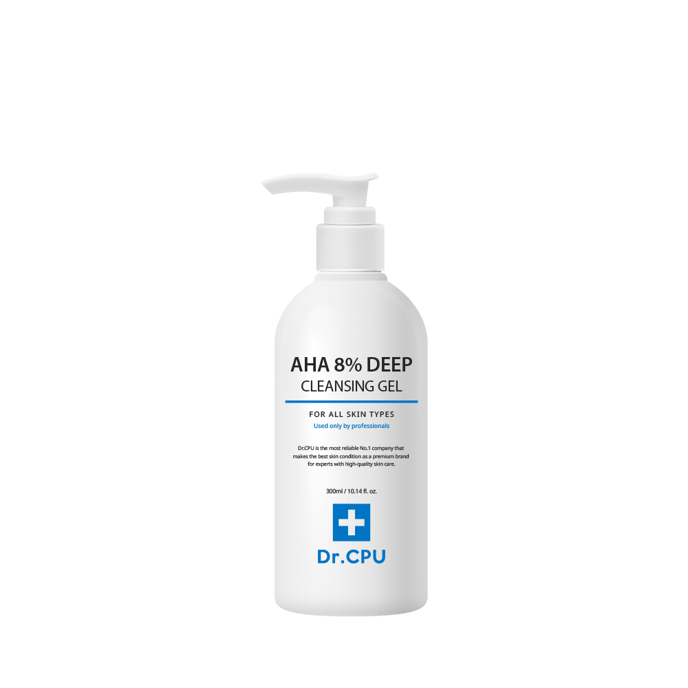 Dr. CPU AHA 8% Deep Cleansing Gel 300ml _ A deep cleansing solution for smooth and clear skin texture