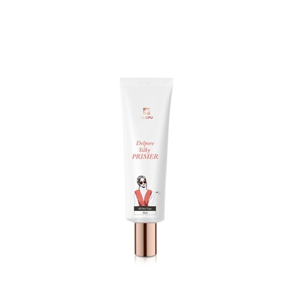 Dr. CPU Delpore Silky Primer 30ml – Smooth Pore-Blur & Long-Lasting Makeup Base _Made in Korea