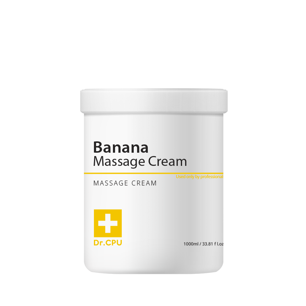 Dr. CPU Banana Massage Cream 1000ml – Nourishing & Firming Moisture Care _ Made in Korea