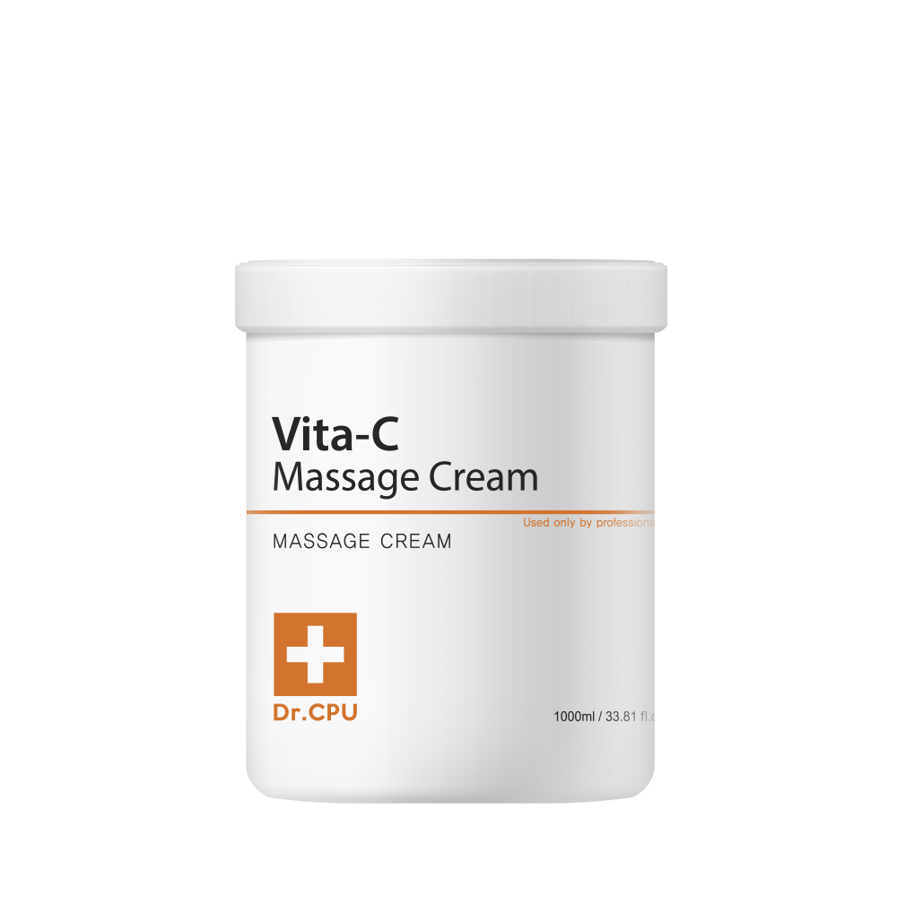 Dr. CPU Vita-C Massage Cream 1000ml – Brightening & Revitalizing Moisture Care _ Made in Korea