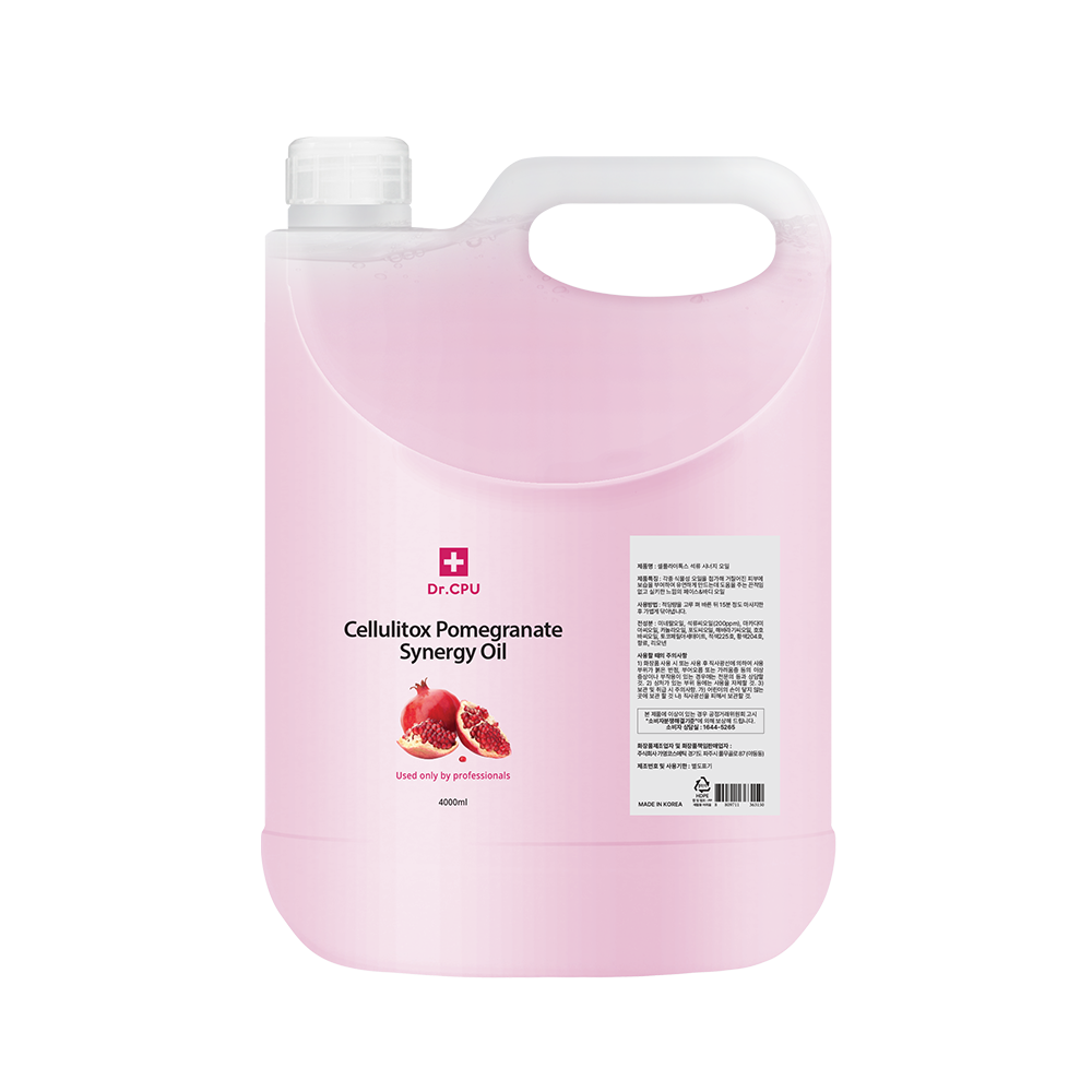 Dr. CPU Cellulytox Pomegranate Synergy Oil 4000ml – Firming & Deep Moisturizing Body Oil