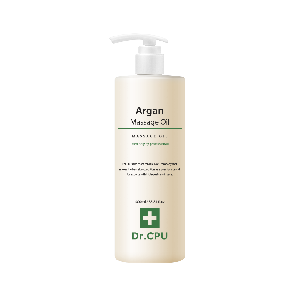 Dr. CPU Argan Massage Oil 1000ml – Deep Moisturizing & Antioxidant Care Oil_  Made in Korea 