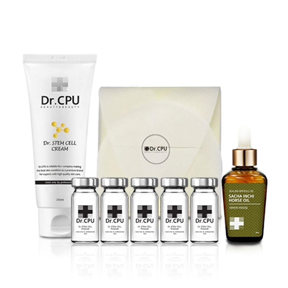 Dr. CPU 4-Step Gold Skin Set _ Skin Illumination & Regeneration Program _ Made in Korea