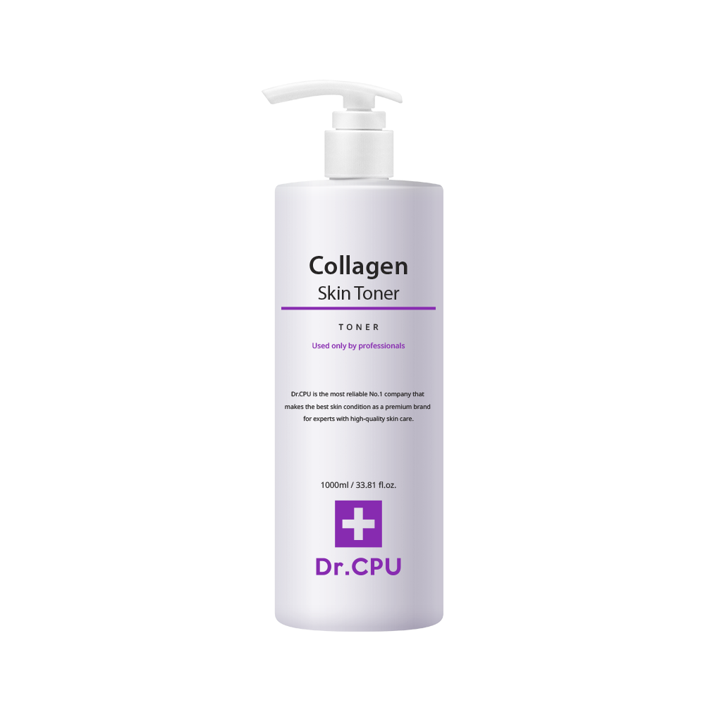 DR. CPU Collagen Skin Toner 1000ml _ Elasticity · Moisture · Nutrition Care with Highly Absorbable Hydrolyzed Collagen