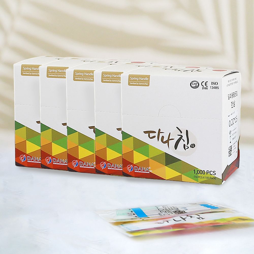 [Dana Medical] Hansam (10 per pack) 5000 pieces 5BOX _ FDA and CE approved products, herbal treatments, disposable sterile products, spring type _Made in Korea