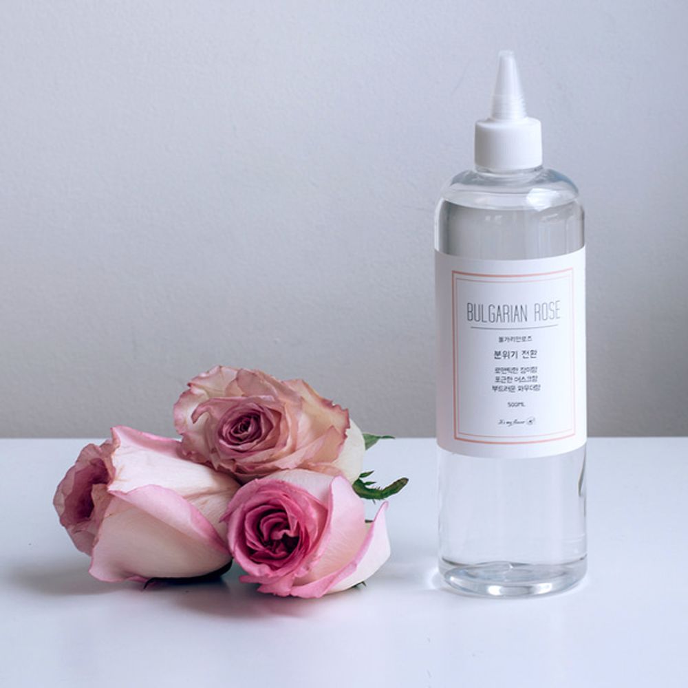 [It`s My Flower] Diffuser solution refill liquid Bulgarian Rose. 500ml, Air Freshener