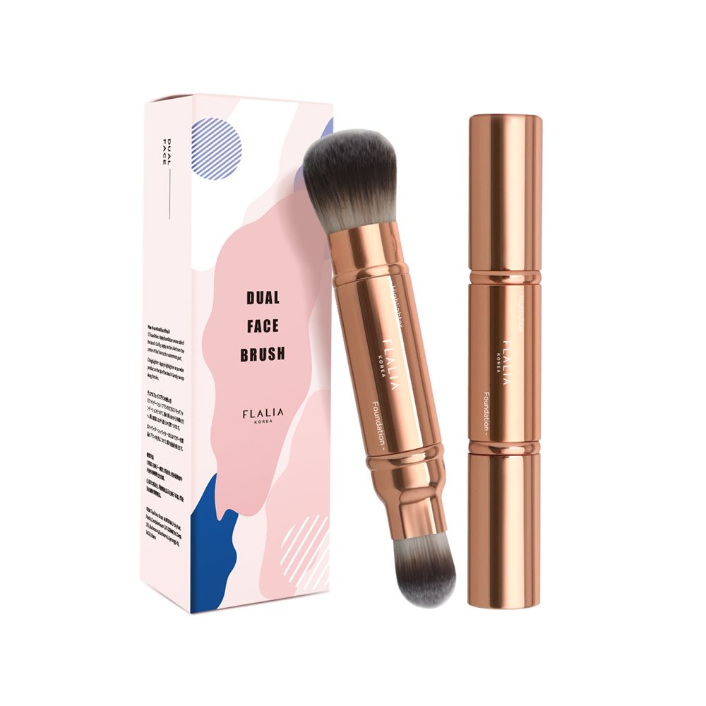 [FLALIA] Dual Face Brush _ Made in KOREA