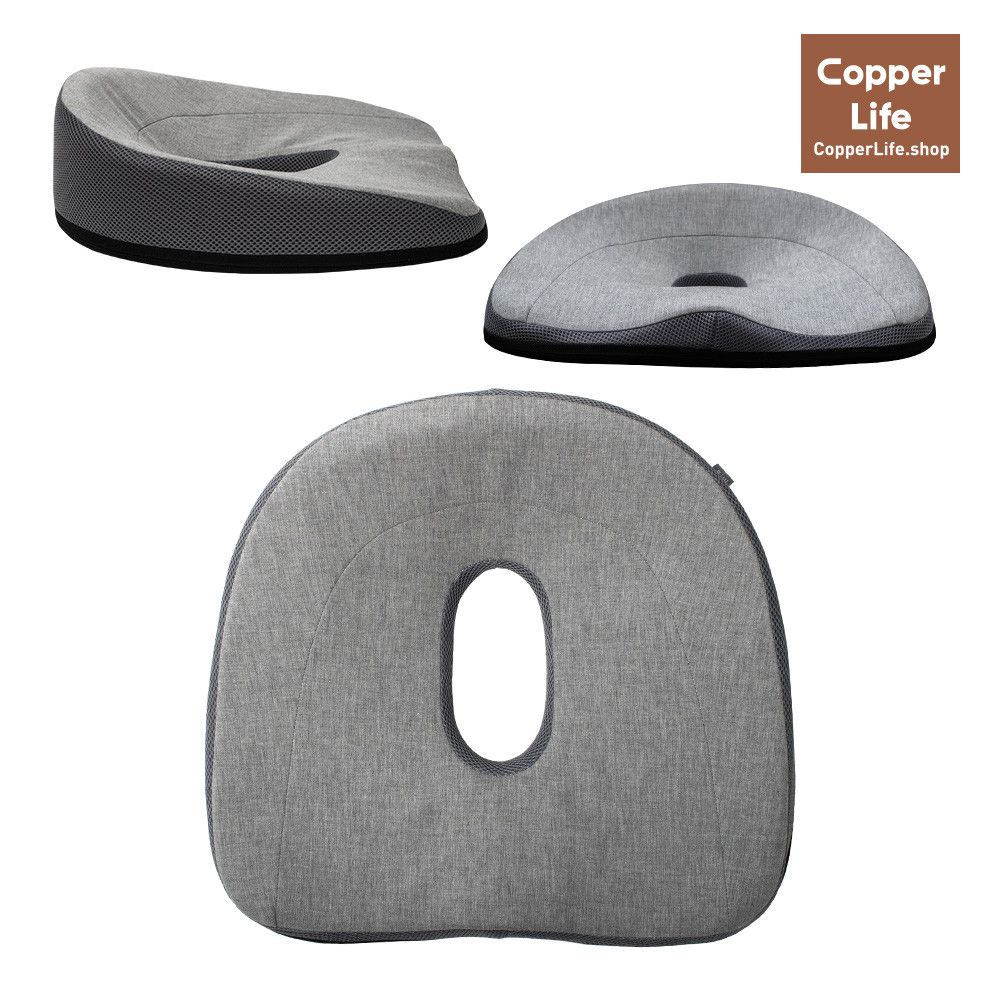 Copper Life] Comfort Copper Fiber Tailbone Hemorrhoids Cushion, Apple  Cushion