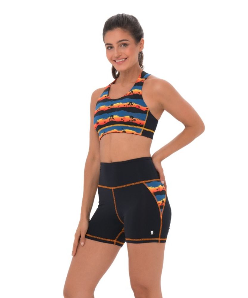 [69SLAM] Women's Sunset Farm Yama Bra Top & Sati Pants SET
