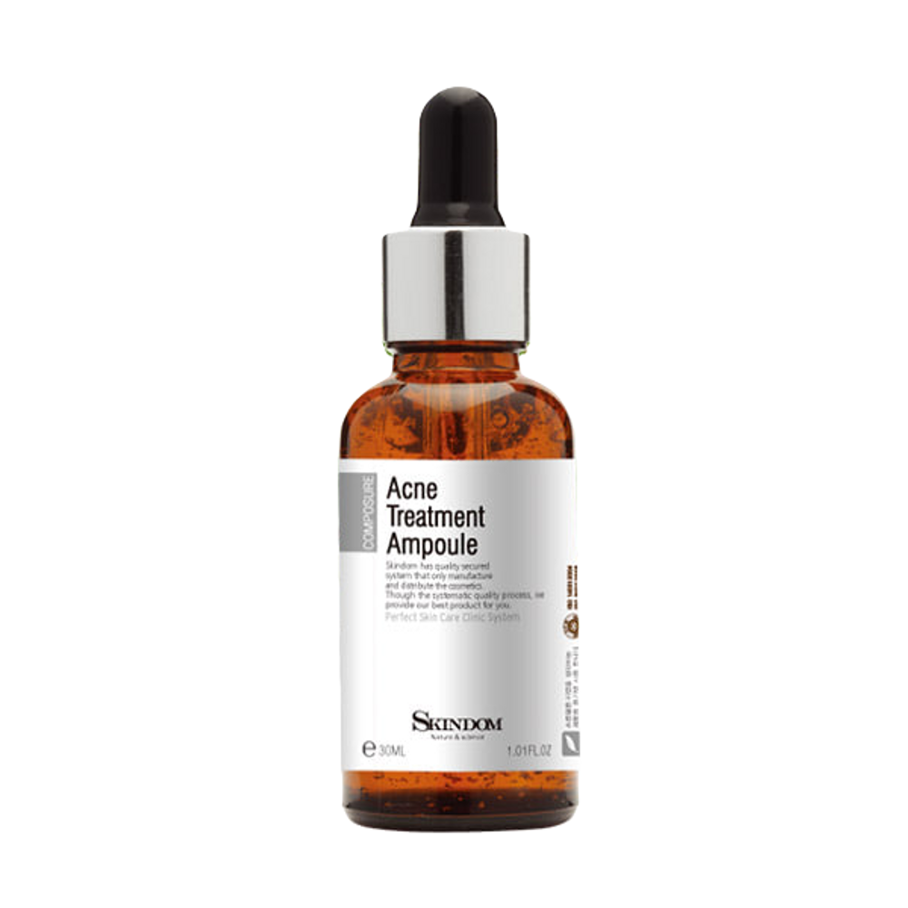 [Skindom] Acne Treatment Ampoule, 30ml _ Acne skin care with anti-inflammatory skin conditioning ampoule with natural extracts (Fish mint, psyllium husk) _ Made in KOREA