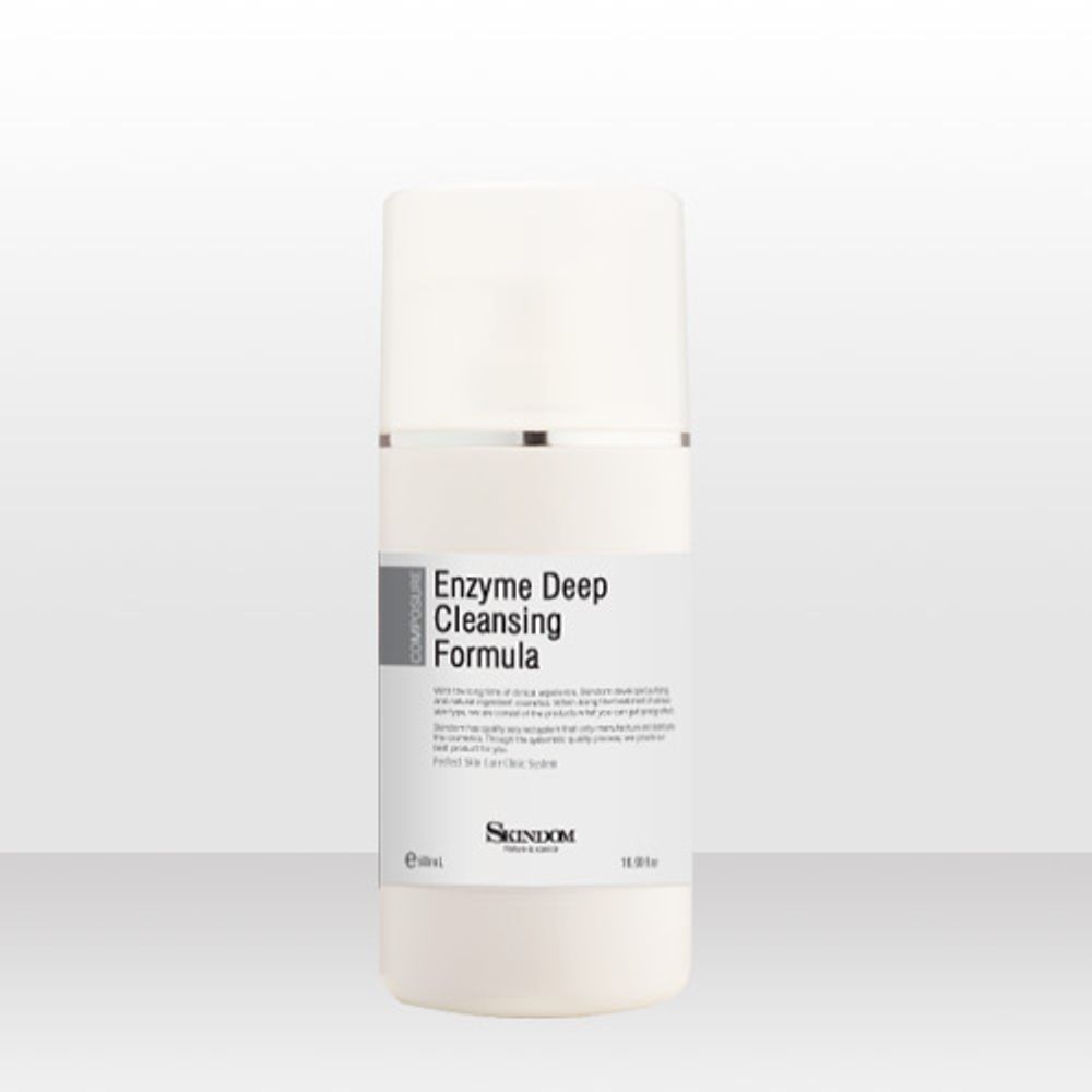 [SkinDom] Korean Beauty Enzyme Deep Cleansing Formula 500ml - Gentle Exfoliation, AHA, Sebum Control, Peeling - Made in Korea