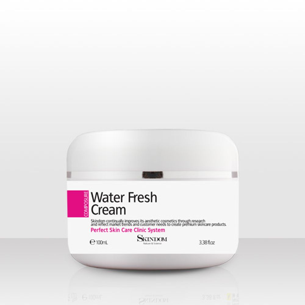 [Skindom] Water Fresh Cream 100ml_Whitening Cream, Moisturizing Cream, Whitening Functional Cosmetics, Watery Skin, Whitening, Skin Tone Improvement_ Made in Korea