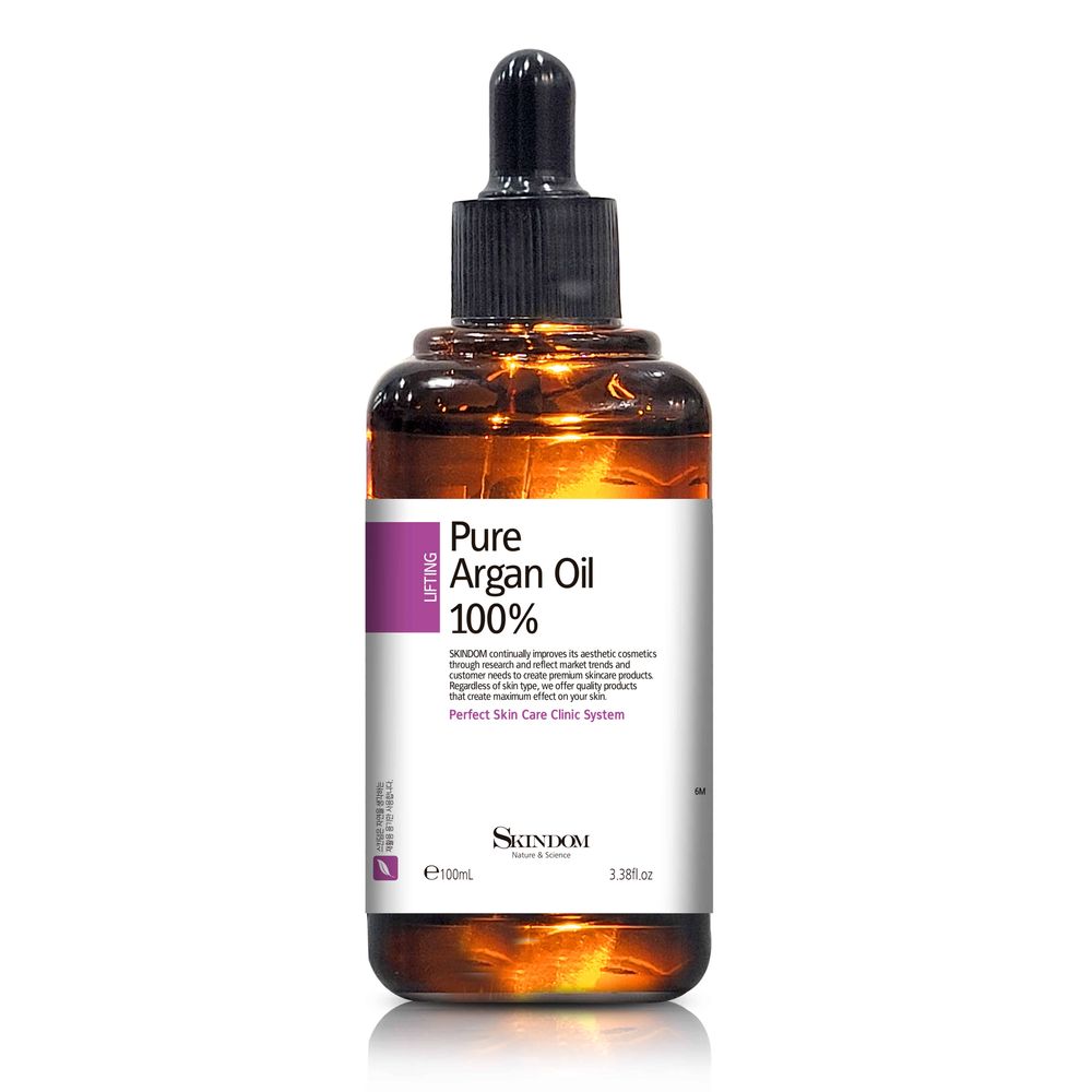 [Skindom] Moisturizing Care Pure Argan Oil 100% 100ml-Moisturizing Care, Vegetable Oil, Vitamin E, Skin Regeneration, Sensitive Skin-Made in Korea