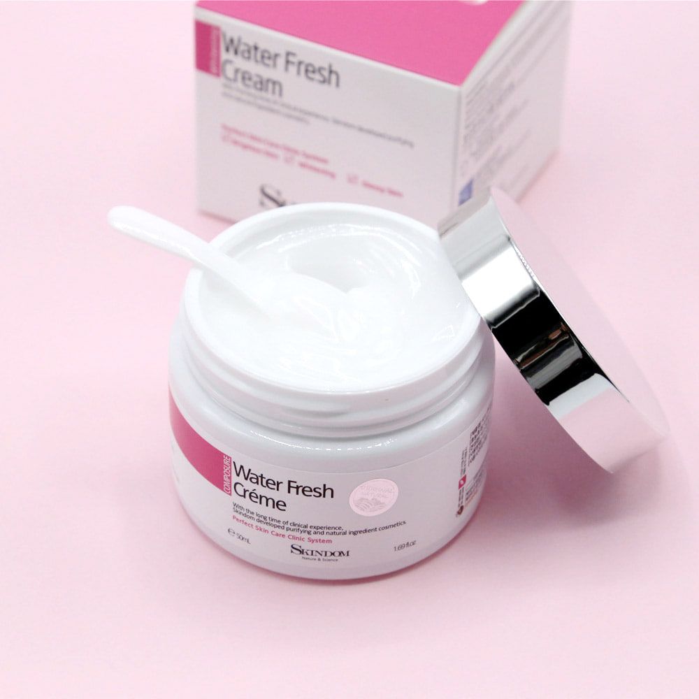 [Skindom] Water Fresh Cream 50ml_Whitening Cream, Moisturizing Cream, Skin Soothing, Moisture Balance, Firming Care, Skin Conditioning_Made in Korea