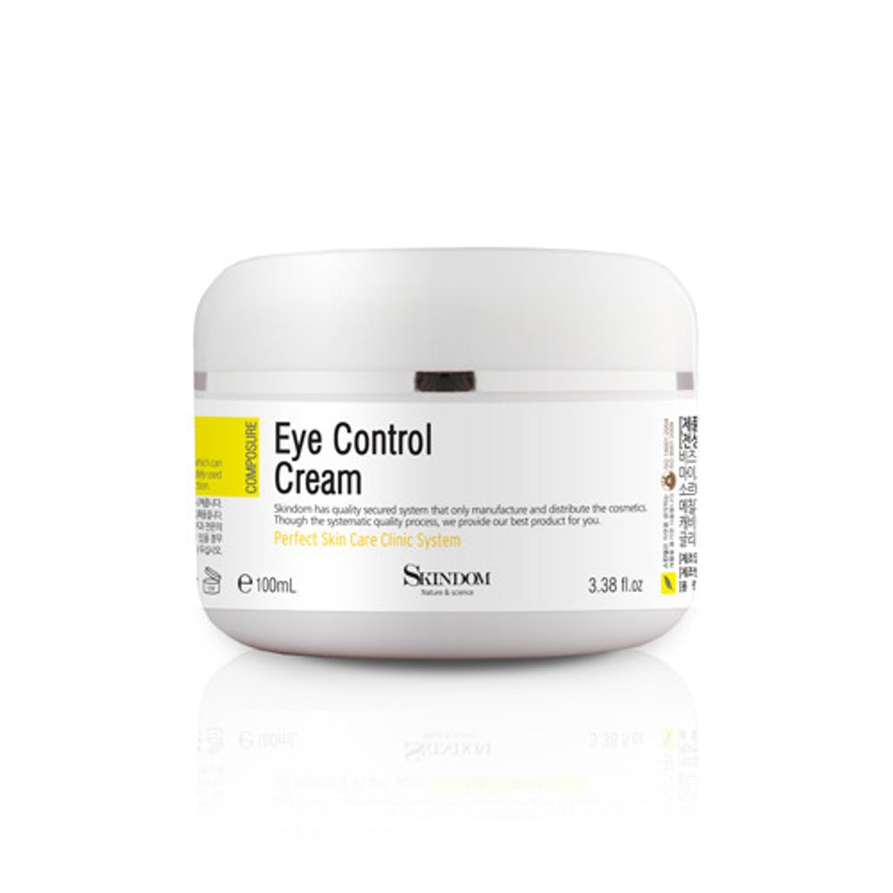 [Skindom] Eye Control Cream, 100ml _ With caviar and shea butter extracts, moisturizing and nourishing the skin around the eyes, strengthening skin elasticity and whitening effect _ Made in KOREA