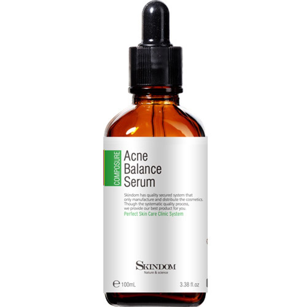 [Skindom] Acne Balance Serum, 100ml - Korean Acne Balance Serum with 100% Grapefruit Extract,  Skin Trouble Care, Calming Effect - Made in KOREA