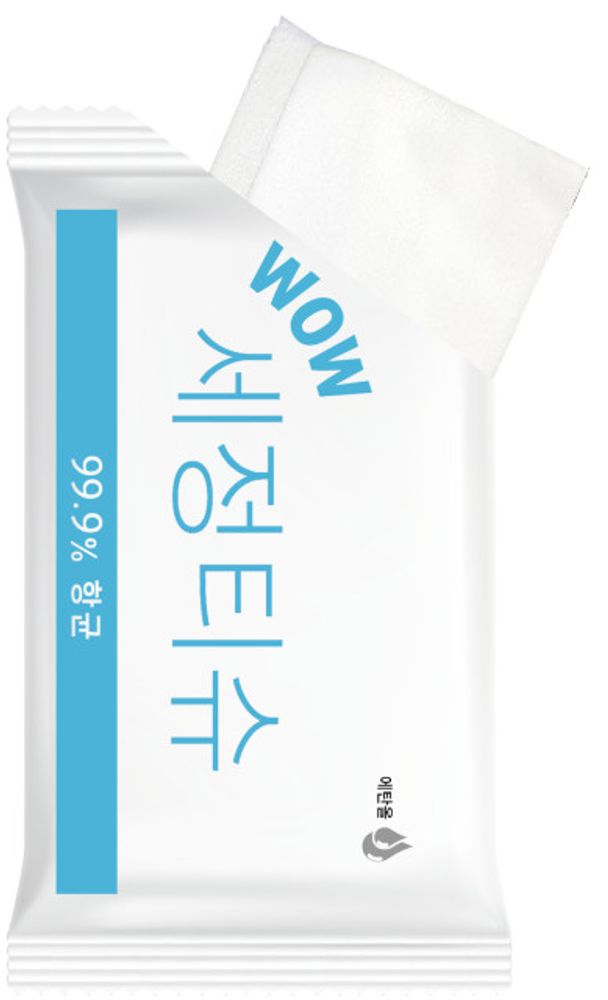 [ChamWhite] Clean Cleaning Alcohol Tissue (10 sheets) x 10 100, Anti-Bacteria 99.9%_ Made in KOREA