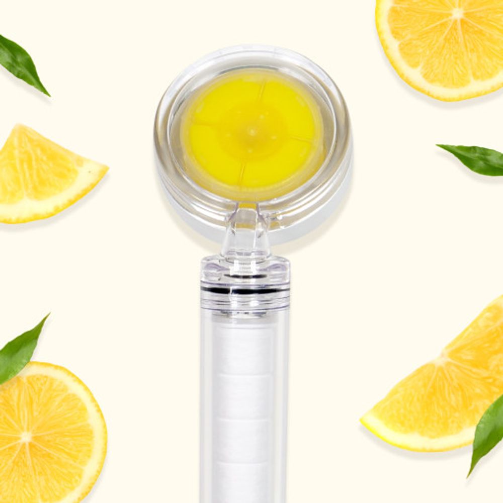 [VITASPA] The Vita-Perfume Shower Head, Lemon_Vitamin perfume filter for skin care_Hard Water Softener - Chlorine & Fluoride Filter - Universal Shower System _ Made in KOREA