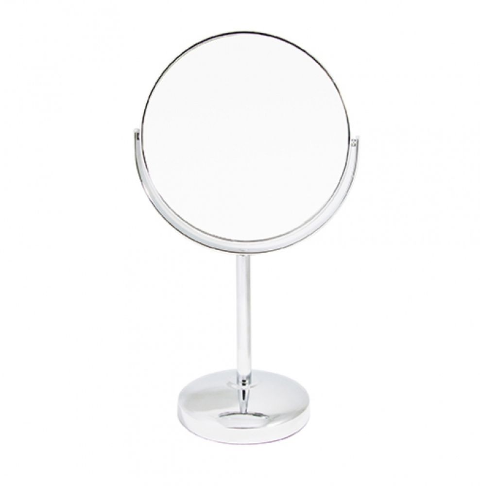 [Star Corporation] HM-421 _ mirror, hand mirror, tabletop mirror, double-sided mirror, Simple, clean design and double-sided tabletop mirror for 360-degree rotation