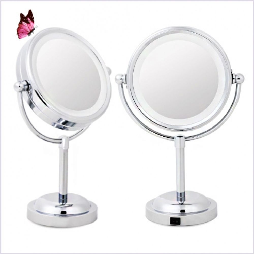 [Star Corporation] ST-410 LED table mirror _ mirror, magnifying mirror, double-sided mirror, tabletop mirror, Jabara mirror, fashion mirror