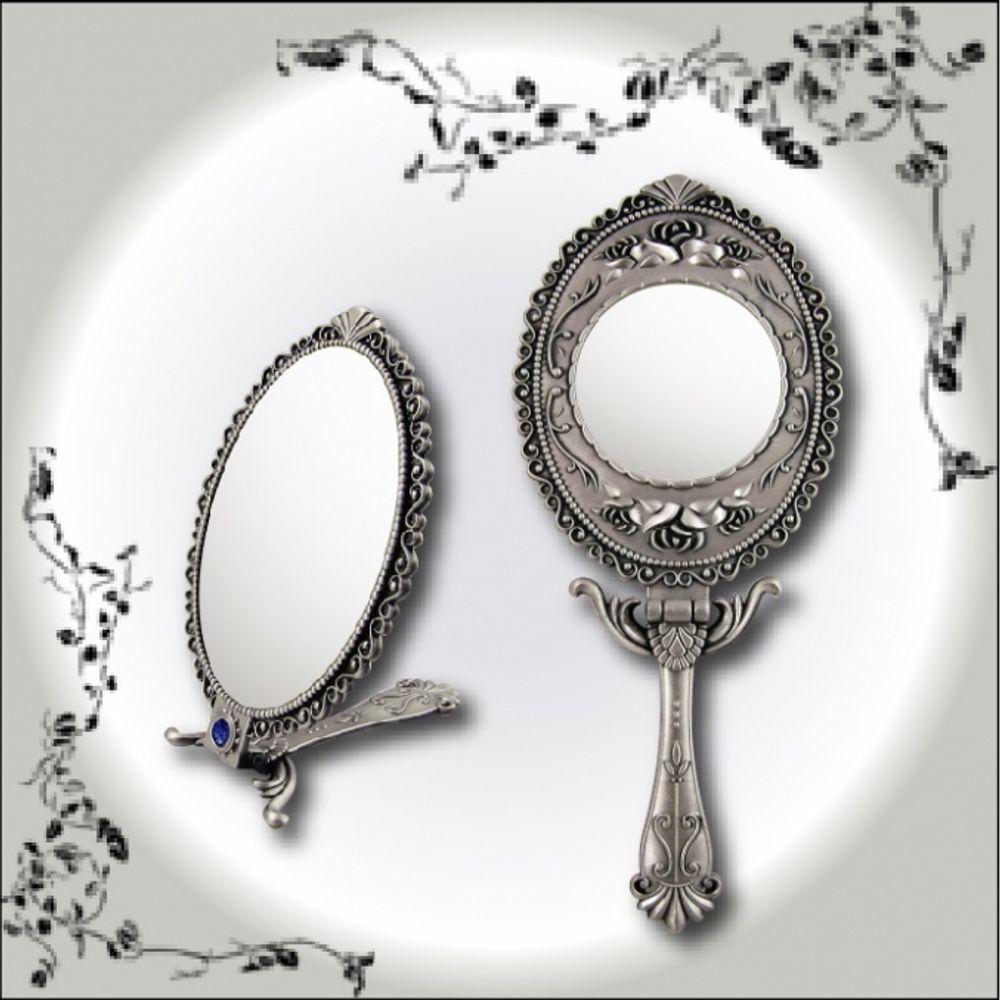 [Star Corporation] ST-523S Antique Tin Hand Mirror _ Mirror, Hand Mirror, Fashion Mirror, Portable Mirror, Folding Mirror