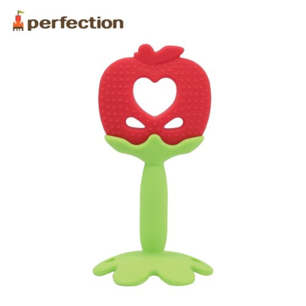 [PERFECTION] Apple, Baby Teething Toy _ Infant Teething tots, FDA-approved, Easy to Hold, Newborn, Soft _ Made in KOREA