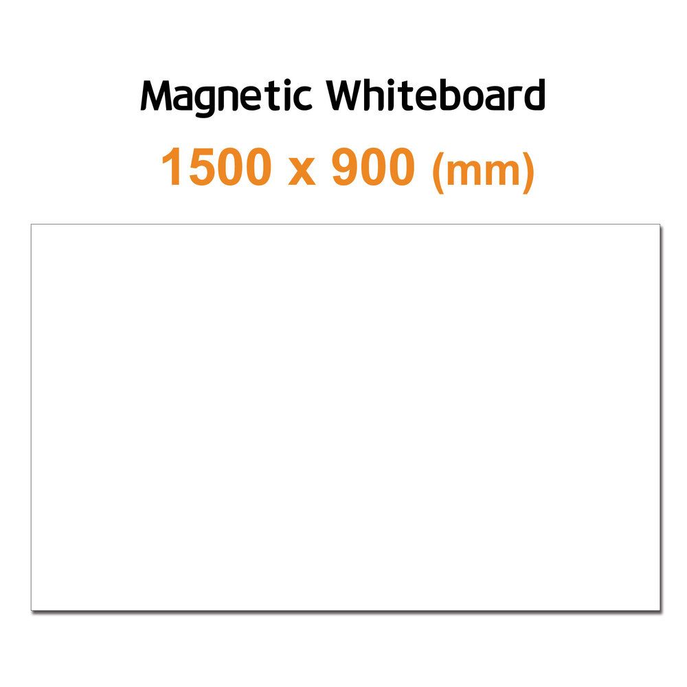 [FOBWORLD] Magnetic Whiteboard _ 1500mmX900mm, Dry Erase Board with Flexible Rubber Magnet, for Steal Wall Door Fridge Factory School Office Home _ Made in Korea