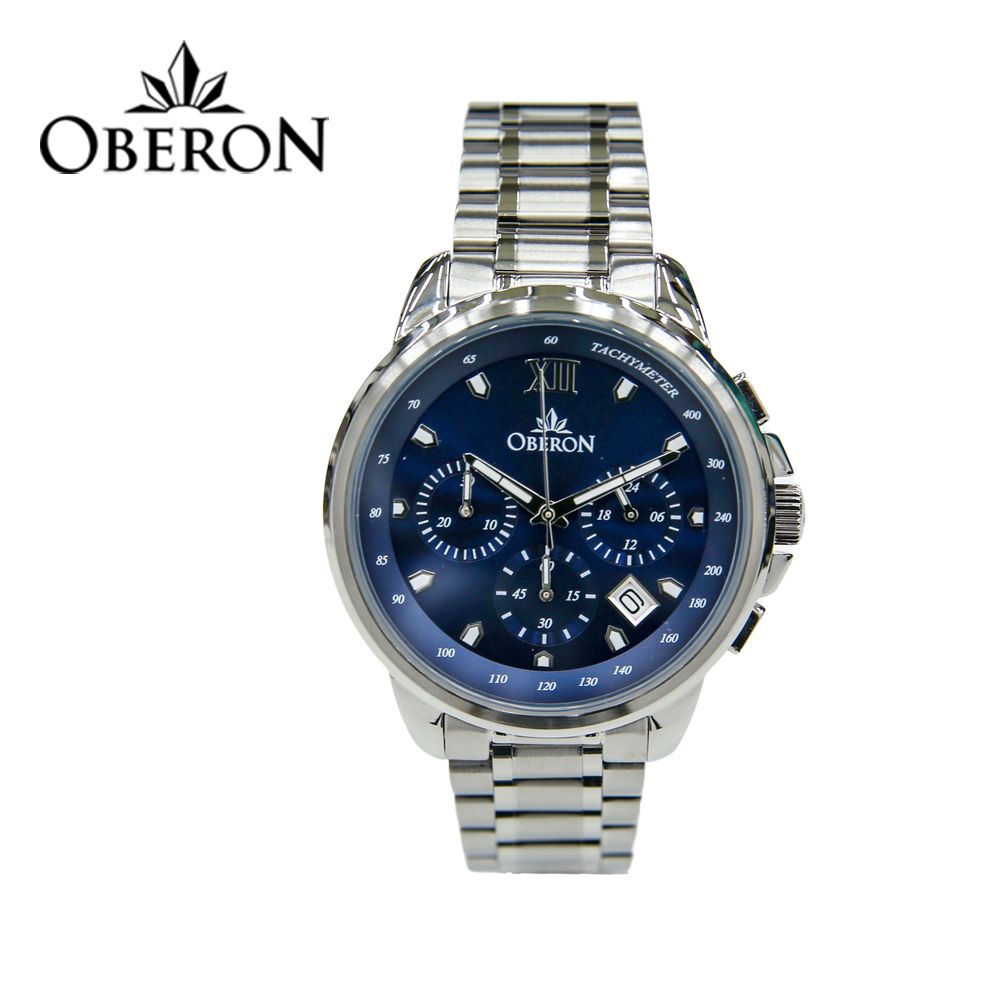 [OBERON] OB-915 STBL _ Fashion Business Men's Watches, Cronograph, 3 ATM Waterproof, Japan Movement