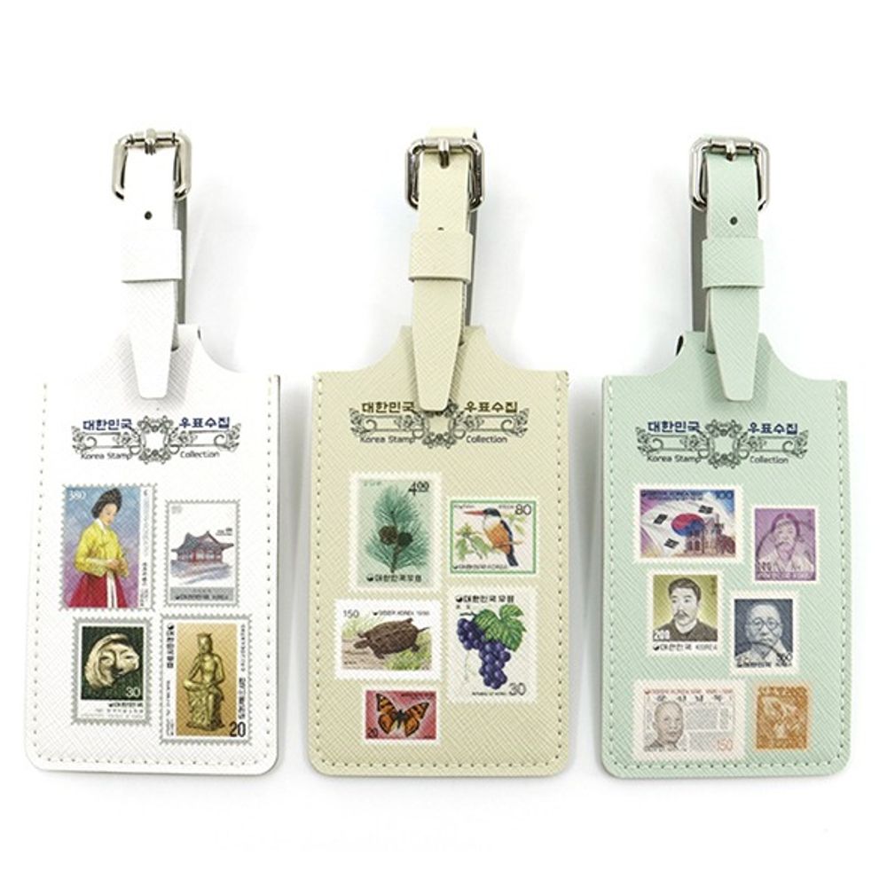 [Ilri_Ham] Korea Stamp Name Tag – 3-Theme Travel Tag Inspired by Korean Traditions, Cultural Heritage, Nature & Independence Activists _Made in Korea
