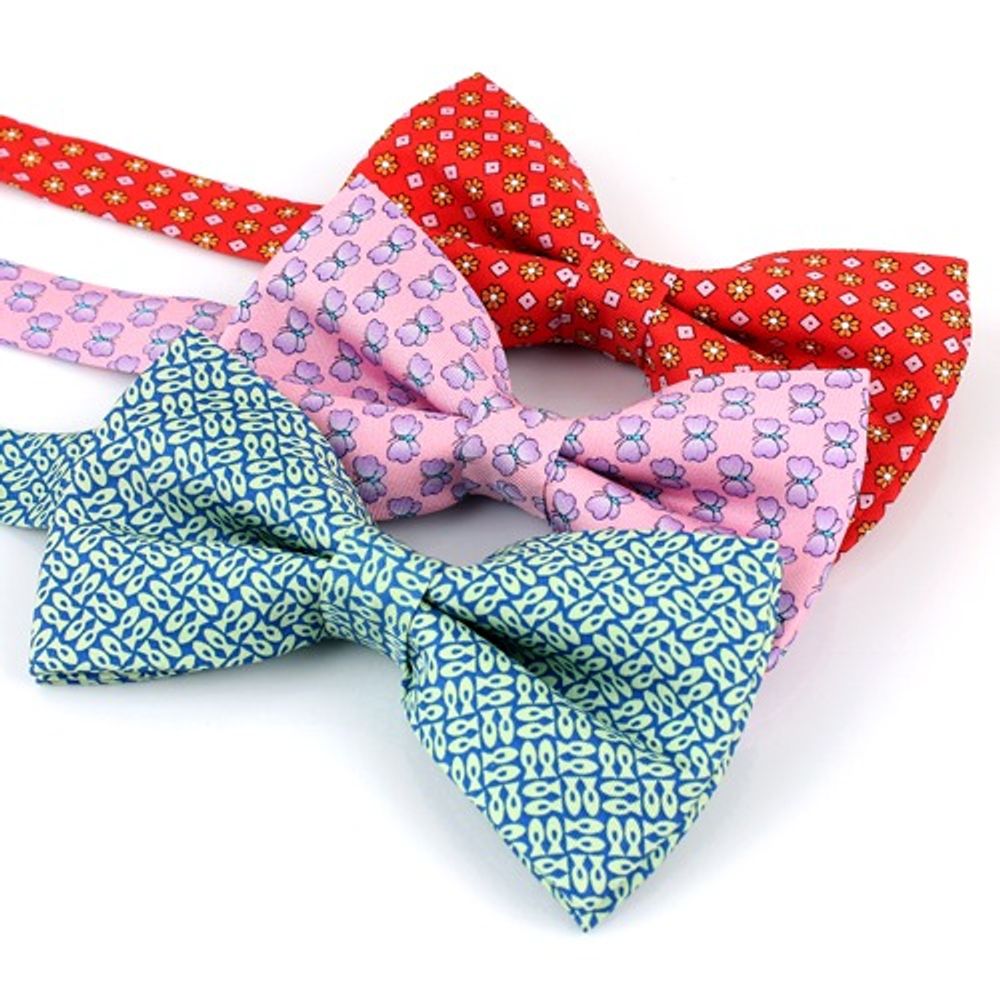 [MAESIO] BOW7008 BowTie  100% silk dyed _ Pre-tied bow ties Formal Tuxedo for Adults & Children,  For Men Boys, Business Prom Wedding Party, Made in Korea