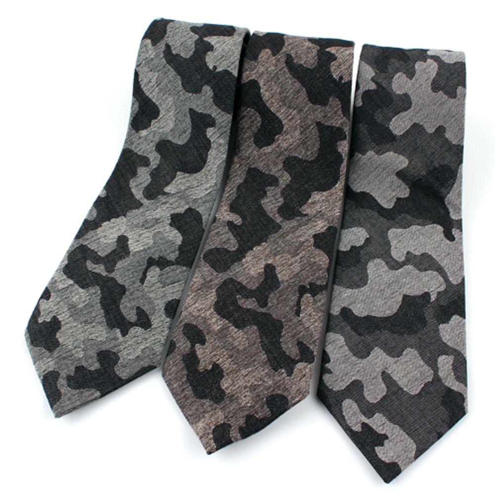 [MAESIO] KCT0047 Fashion Camouflage Necktie 8cm 3Color _ Men's Ties, Formal Business, Ties for Men, Prom Wedding Party, All Made in Korea