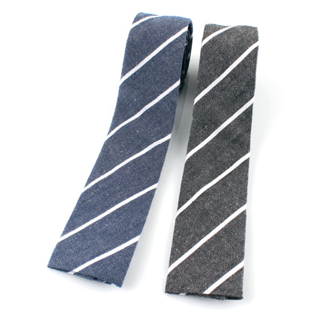 [MAESIO] KCT0056 Fashion Stripe Necktie 8cm 2Color _ Men's Ties, Formal Business, Ties for Men, Prom Wedding Party, All Made in Korea