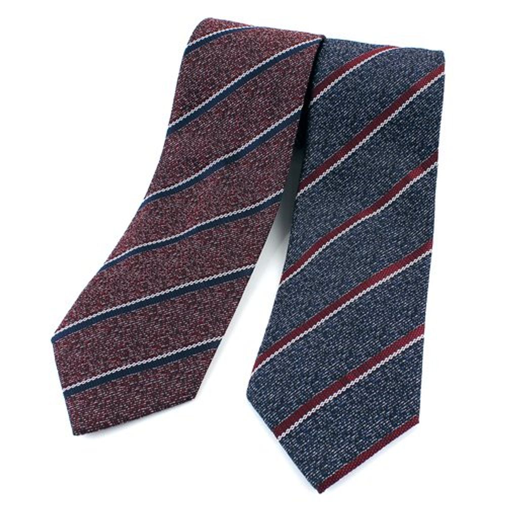   [MAESIO] KCT0125 Fashion Stripe 8cm 2Color _ Men's Tie, Business Office Look, Wedding Party,Made in Korea,