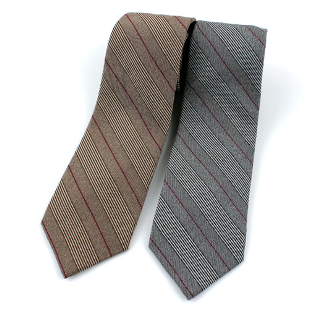 [MAESIO] KCT0161 Fashion Stripe NeckTie 8cm 2Color _ Men's Tie, Business Office Look, Wedding Party,Made in Korea,