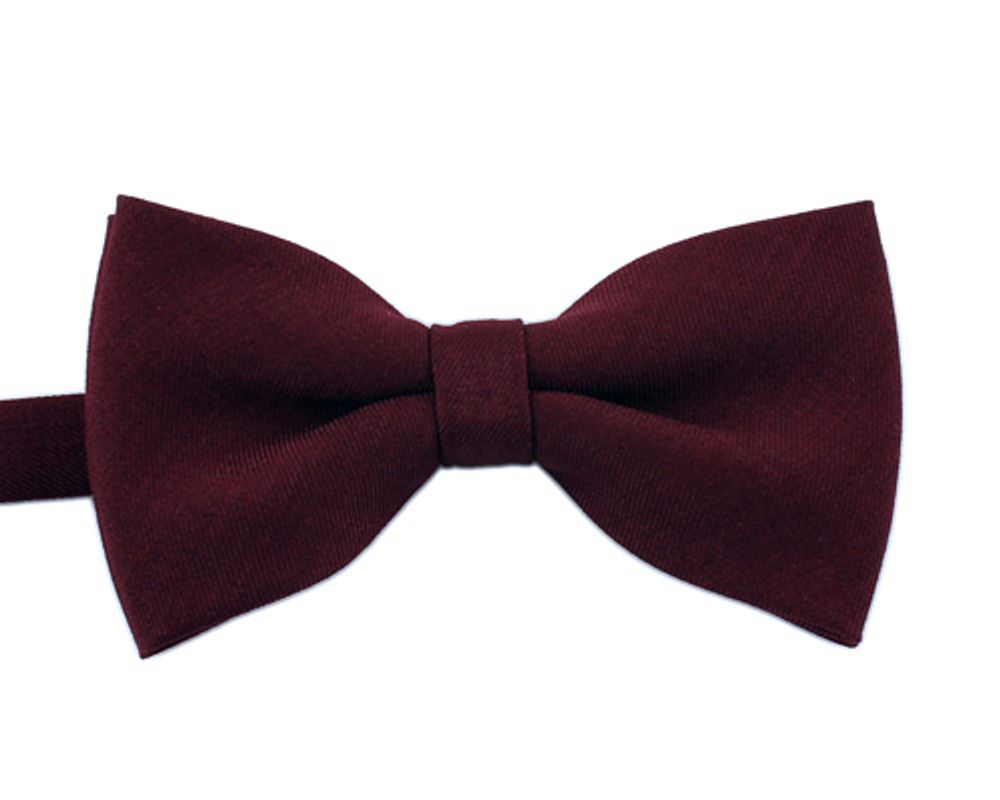 [MAESIO] BOW7180  BowTie Solid Cotton Dark Redwine _ Pre-tied bow ties Formal Tuxedo for Adults & Children, For Men Boys, Business Prom Wedding Party, Made in Korea