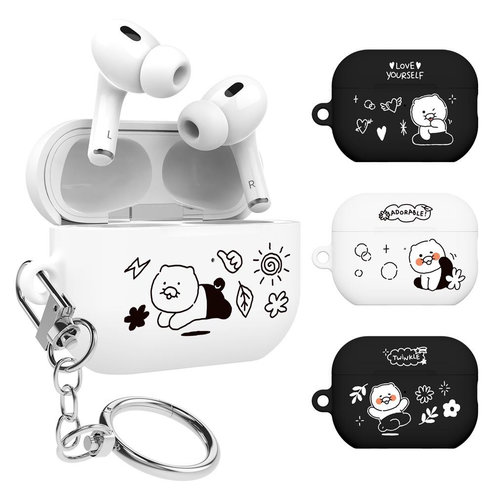 [S2B] Kakao Friends Choonsik Doodle Doodle AirPods Pro 2 Slim Case – Made in Korea