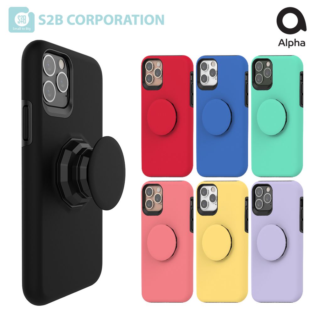 [S2B] ALPHA Color Grip Bumper Case_ Full Body Protective Cover for Galaxy S10 (5G)/S20/S20 Plus/S20 Ultra/S21/S21 Plus/S21 Ultra/S22/S22 Plus/S22 Ultra,