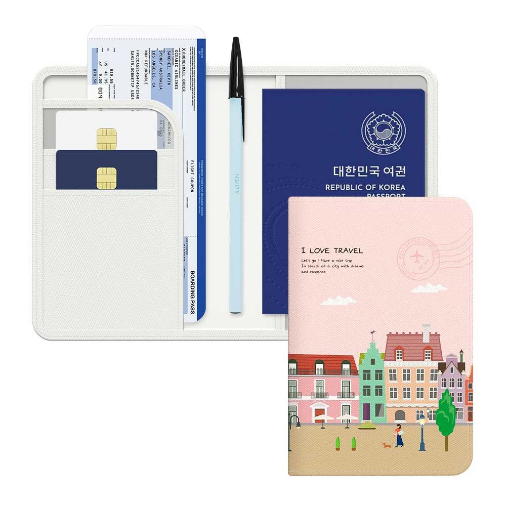 [S2B] CITY TOUR Anti-skimming passport case-Passport Wallet Overseas Travel Preparation RFID Blocking - Made in Korea