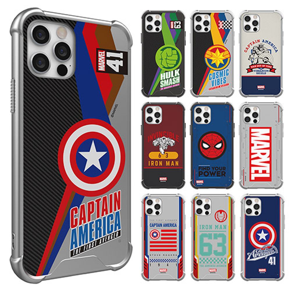 S2B] MARVEL Trends Metal Air Cushion Reinforced Case for Samsung Galaxy S